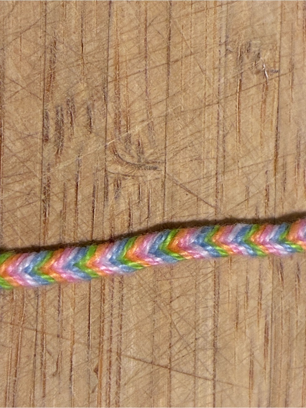 One of a kind Hand-Crafted Braided String Bracelet Wristband